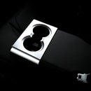 Car Rear Water Cup Holder Cover Frame Trim For Alfa Romeo Giulia 2017