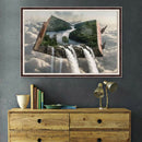 5D DIY Full Drill Diamond Painting Mountain River Cross Stitch Home Decor