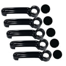 Gloss Black 4 Door Handle+Tailgate Trim Cover for 2007-2018 Jeep Wrangler J