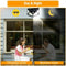 100 LED Solar Power Wall Light Intelligent Light-sensing Control 120 degree