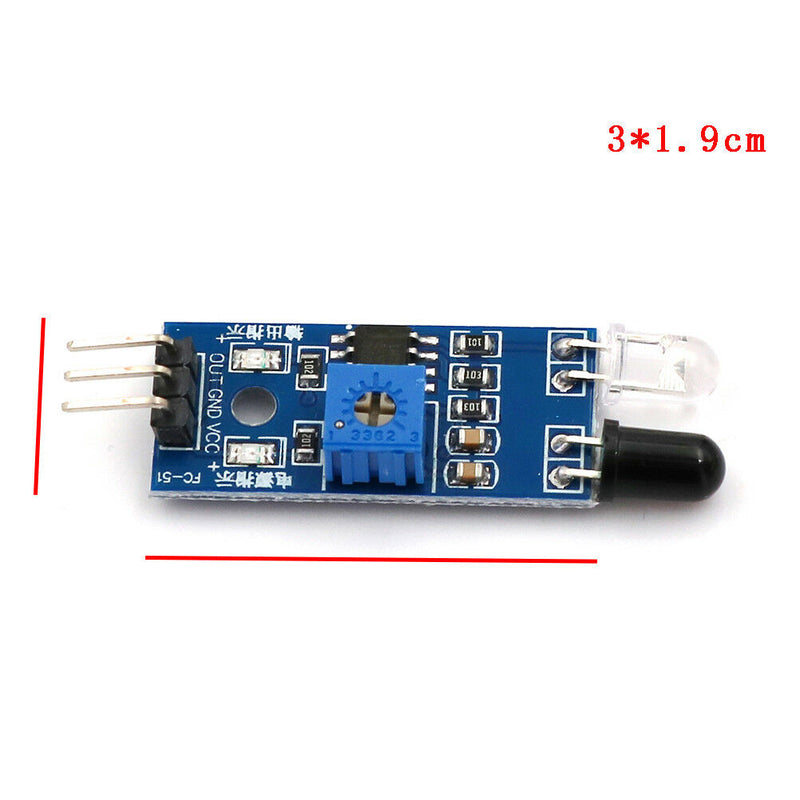 2pcs IR Infrared Obstacle Avoidance Sensor Module for Arduino Smart Car Robot Gw