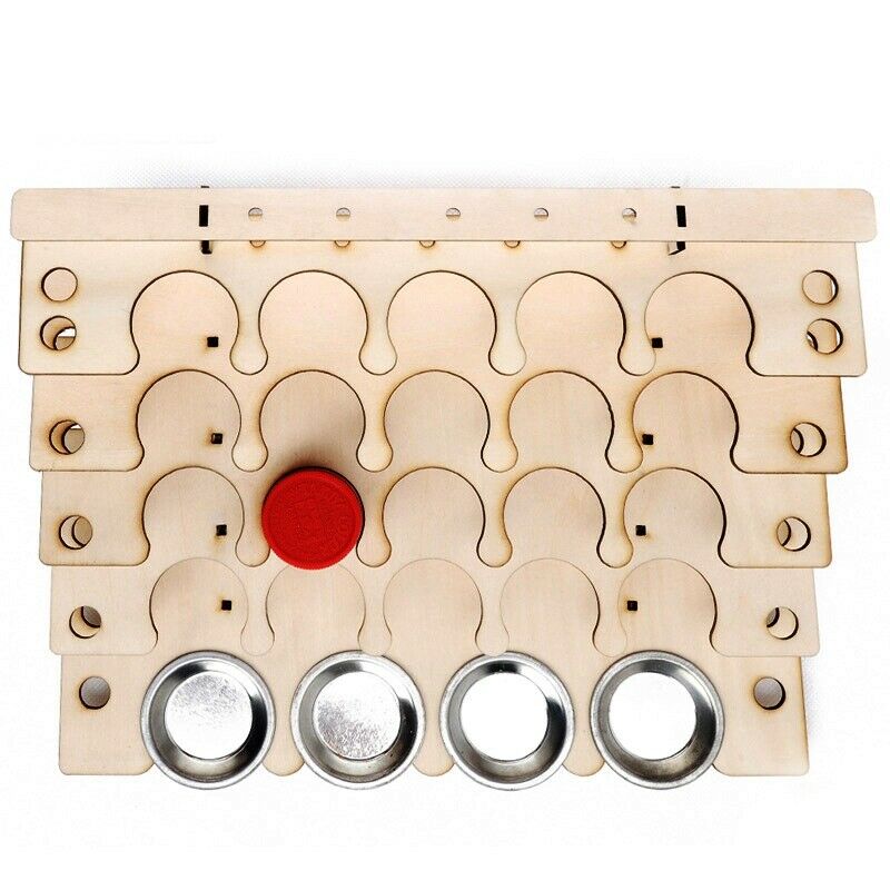 DIY Wooden Paint Rack Stand Painting Ink Bottle Storage Holder Organizer Pi R5E8