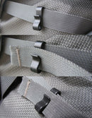 10x Plastic Side Release Buckle Clips for Backpack Bag Straps Webbing 25mm
