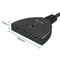 HDMI 3 Port Splitter 4Kx2K Splitter 3 in 1 Output Ports Full Remote Switch