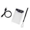 2.5inch Office Clear USB3.0 To SATA Plug And Play External Hard Drive Enclosure