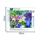 5D DIY Diamond Painting Flowers Vase Cross Stitch Embroidery Rhinestones
