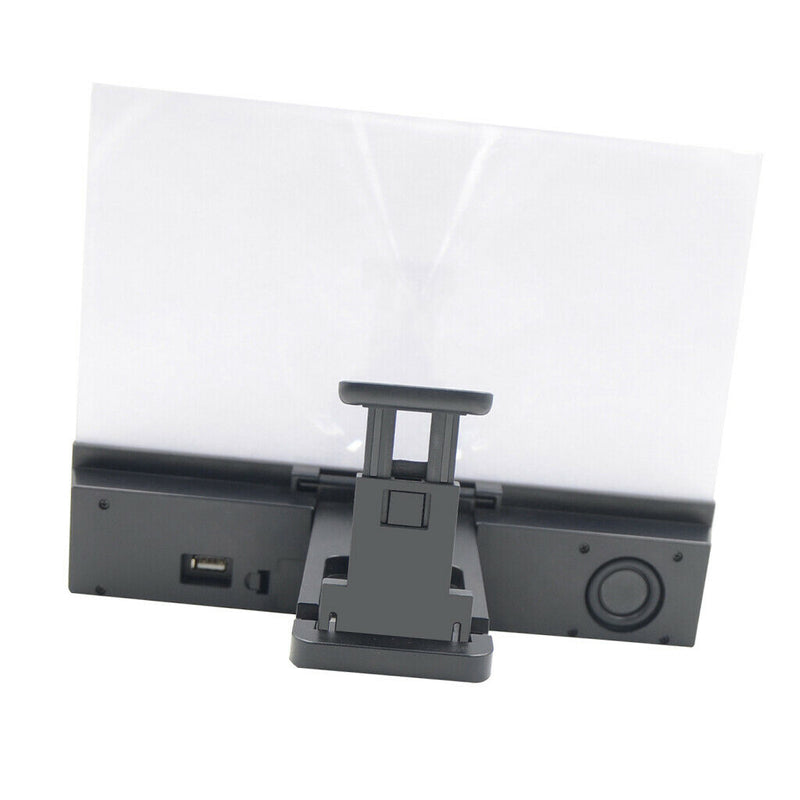 Folding 12 "Bluetooth Speaker Screen Phone For Movies Video Games