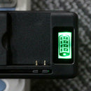 Universal Battery Charger LCD Indicator Screen Cell Phone USB-Port Charger
