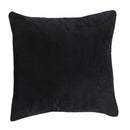 2Pcs Cushion Case Pillow Cover for Sofa Bedroom Car Living Room, 24x24 '', Black
