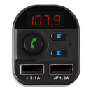 Bluetooth Car FM Transmitter MP3 Player Hands Free Radio Adapter USB Charger Ew