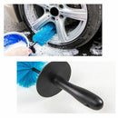 Shape Vehicle Washing Tools Car Tire Brush Car Rim Cleaning Brush Car Wheel N1C8
