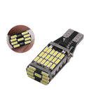 2 x T15 W16W 45 SMD 4014 Error Free LED Car Reverse Back 6000K White Bulbs Set