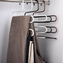 Multi-use Metal Pants Hanger Closet Space Saver Hanging Organizer White