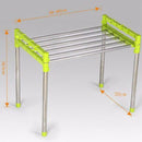 Multipurpose Shelf With Double Layers Microwave Or Oven Shelves Kitchen Sto