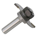 8mm Shank Biscuit Joiner Cutter Router Bit With Top Bearing 2mm Cutter Tool