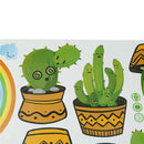 Vivid Cactus Angel Plants Flower Wall Stickers Room Window Wall Decals LJ