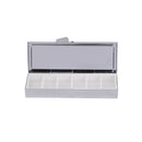Travel Essential Splitters Pill 85x35x15mm 6 Grids Folding Pill Case Pill 3C