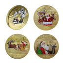 Christmas Memorial Coin Golden X4