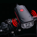 USB Rechargeable MTB Mountain Road Bike Front Headlight+ Electronic Bell