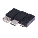 10pcs OTG 5pin F/M Changer Adapter Converter USB Male to Female Micro USB