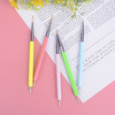 Double End 5Pcs Nail Art Acrylic Design Liner Grid Painting Brushes Dotting Pen/