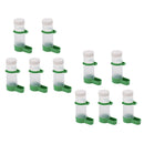 10x Bird Plastic Drinker Feeder Waterer Clip for Parrots Budgie Cockatiel