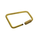 10pc Brass Sturdy Screw Lock Clasp For Key Chain Key  Outdoor Sports Bag