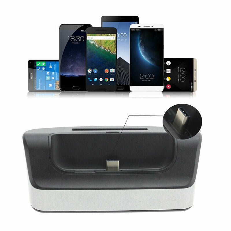 Dual Sync Phone Desktop Charger Dock Station w/Battery Charging Slot for LG G5