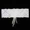 Wedding Garter Flower Applique Keepsake Throwaway Rhinestone Lace Thigh Ring