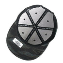 WuKe Embroidery Snapback, Baseball Hat Flat Brim Hip Hop Caps, Black camous V6M8