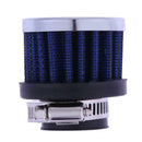25MM Blue Mini Oil Air Intake Crankcase Vent Cover Car Vehicle Air Intake