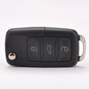 3 Button Wear Resistant Fob Car Portable Practical Dustproof Folding Key Shell