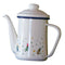 Traditional Enamel Dripless Tea Pot Hot Water Coffee Tea Pot Kettle 600ml