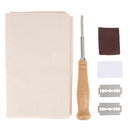 5 Blade Bread Lame Set Hand Crafted Cover Bakers Dough Couche Proofing Cloth Bj