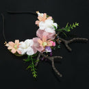 Christmas Antlers Flower Head Bands Children's Headwear Mori Girl Hair Deco
