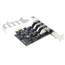 4  Port PCI-E to USB 3.0 HUB Expansion Card Converter 5Gbps