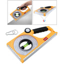 Slope Protractor Measuring Instrument Inclinometer Carpenter Kit for Angles