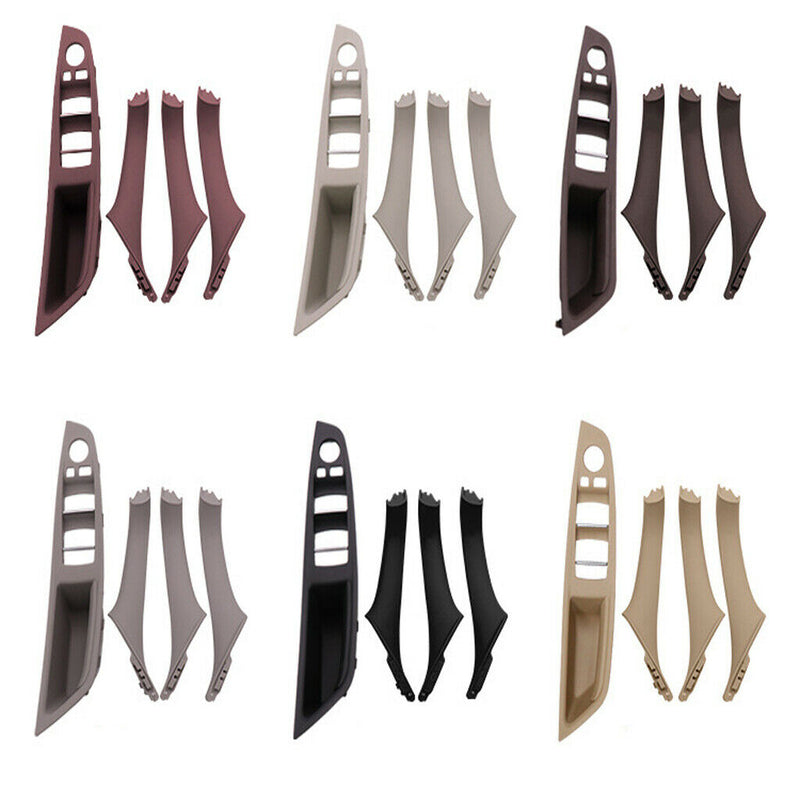 4 Pcs Inner Door Clasp Handle Door Handles Cover Interior Door Trim for BMW 5