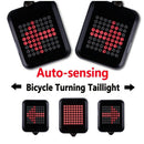USB Rechargeable Bike Tail Light,80 Lumens 64 LED Light Beads Bicycle Turn