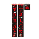 Halloween Trick or Treat Black Flag Door Banner Porch Sign Party Prop Decor New