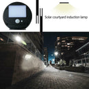 Infrared Motion Sensor LED Wall Lamp Outdoor Solar Rechargeable Porch Light