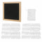 10x10 Inch Felt Letter Board Retro Wood With 340 White Letters Numbers And Bag