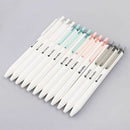 12pcs 0.5mm Gel Pen w/ Black Refills Neutral Pens Office School Writing Supplies