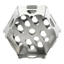 Foldable Outdoor Camping Wood Stove Stainless Steel Survival Cooking Burner