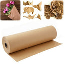 30 Meters Brown Kraft Wrapping Paper Roll For Wedding Birthday Party Gift W J5C2