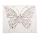 Rhinestone Iron On Transfer Hot Fix Motif Butterfly Decor Colorful style 1