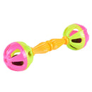 2Pcs Dumbells Rattles Bells Shaking Baby Early Development Educational Toys  JR