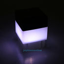 Outdoor Solar Power LED Cube Light Garden Fence Porch Pool Path Way Lamp White
