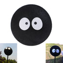 1x Black Face Coal Briquettes Ball Car Antenna Pen Topper Aerial Ball Decor  FT