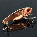 4pcs/KIT Lots Fun Metal Fishing Lures Bass CrankBait Spoon Crank Bait Tackle SET